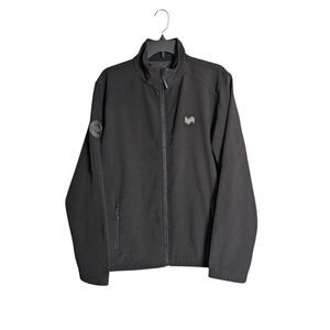 Lyft 1K Rides Softshell Jacket Men's L  Fleece Lined Black